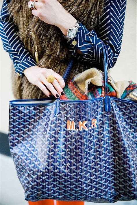 goyard monogram shopper|personalized Goyard bag.